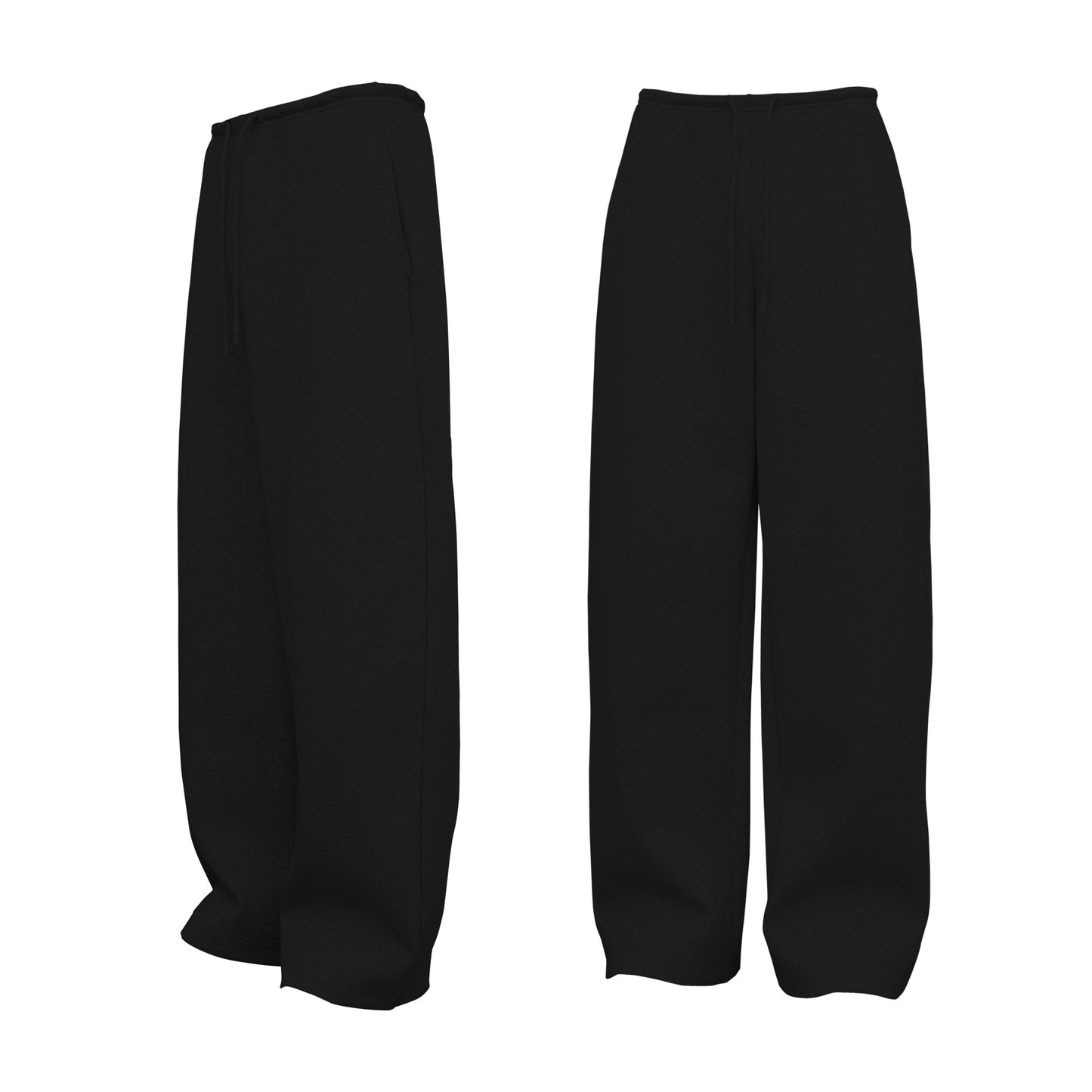 Trendsi men's drawstring sweatpants in black offering comfort and style for casual wear