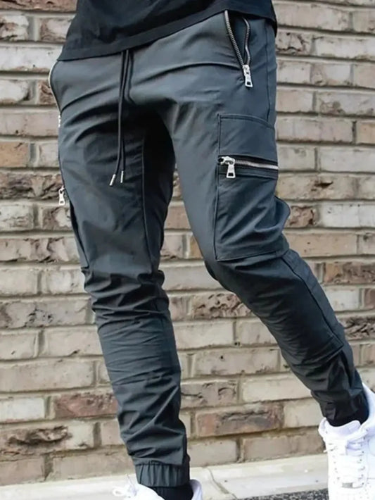 Stylish Trendsi affordable men's casual pants with zippered pockets for a modern look