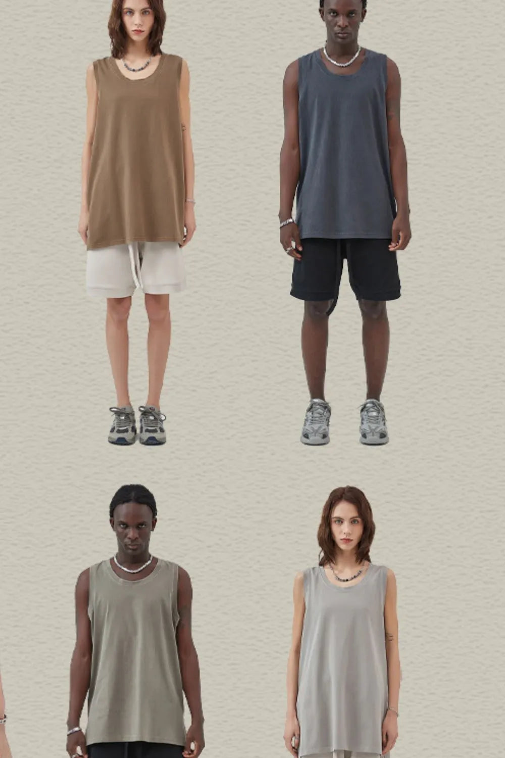 Trendsi affordable men's sleeveless shirt in various colors for casual summer wear